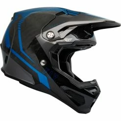 CASQUE FLY FORMULA CARBONE TRACER BLEU/NOIR 2023