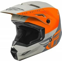 CASQUE FLY KINETIC STRAIGHT EDGE ORANGE/GRIS MAT 2022 -Vélos de route Soldes casque fly kinetic straight edge orangegris mat 2022 3