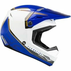 CASQUE FLY KINETIC VISION BLANC/BLEU 2023