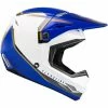 CASQUE FLY KINETIC VISION BLANC/BLEU ENFANT 2023