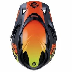 CASQUE KENNY DOWN HILL 2022 GRAPHIC ORANGE -Vélos de route Soldes casque kenny down hill 2022 graphic orange 2