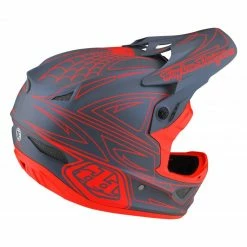 CASQUE TLD D3 FIBERLITE SPIDERSTRIPE GRAY/RED 2022 -Vélos de route Soldes casque tld d3 fiberlite spiderstripe grayred 2022 2