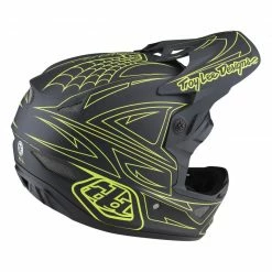 CASQUE TLD D3 FIBERLITE SPIDERSTRIPE GRAY/YELLOW 2022 -Vélos de route Soldes casque tld d3 fiberlite spiderstripe grayyellow 2022 2
