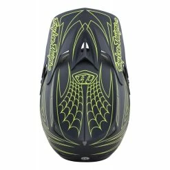 CASQUE TLD D3 FIBERLITE SPIDERSTRIPE GRAY/YELLOW 2022 -Vélos de route Soldes casque tld d3 fiberlite spiderstripe grayyellow 2022 3