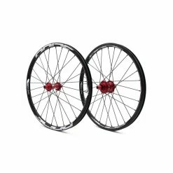 PAIRE DE ROUES PRIDE CONTROL EXP 28H - RED