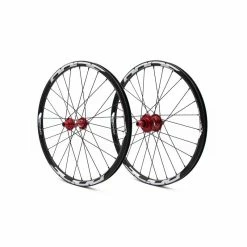 PAIRE DE ROUES PRIDE CONTROL EXP DISC 28H - RED