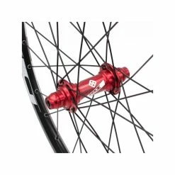 PAIRE DE ROUES PRIDE CONTROL EXP DISC 28H - RED -Vélos de route Soldes paire de roues pride control exp disc 28h red 1 3