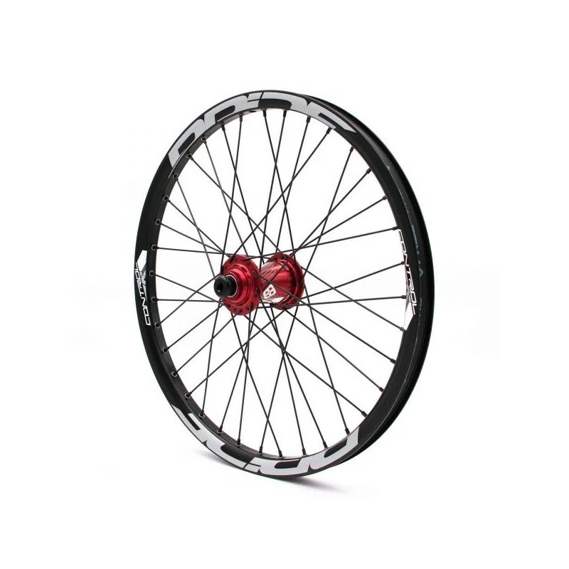 PAIRE DE ROUES PRIDE CONTROL PRO 36H - RED 2 PAIRE DE ROUES PRIDE CONTROL PRO 36H - RED – Image 2