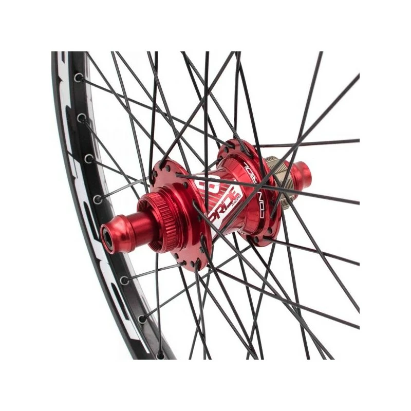 PAIRE DE ROUES PRIDE CONTROL PRO 36H - RED 5 PAIRE DE ROUES PRIDE CONTROL PRO 36H - RED – Image 5